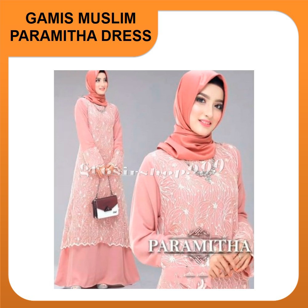 BAJU GAMIS WANITA MUSLIM OUTFIT KONDANGAN TERMURAH