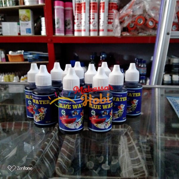 Blue Water Obat Biru Methylene Ikan Hias Anti Jamur White Spot Parasit