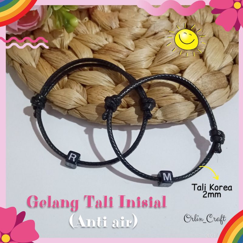 GELANG INISIAL anti air gelang huruf