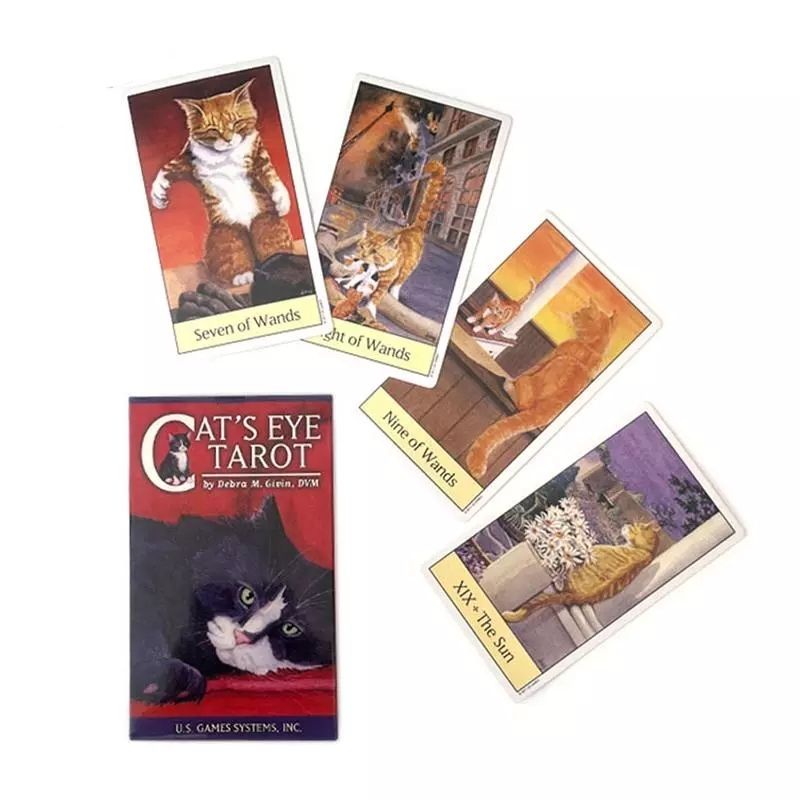 Cat's Eye Tarot 12x7cm include guide paper