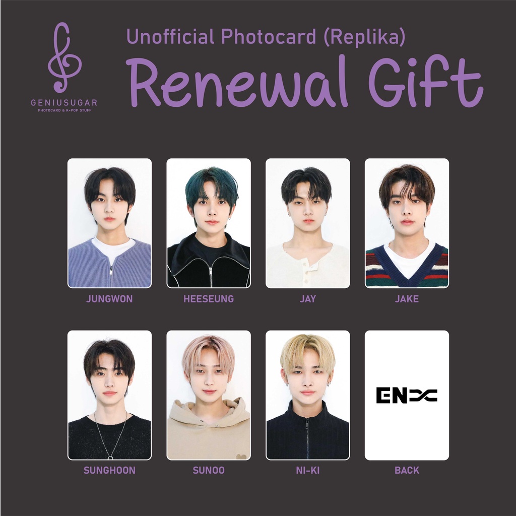 [REPLIKA EN-] PHOTOCARD RENEWAL GIFT