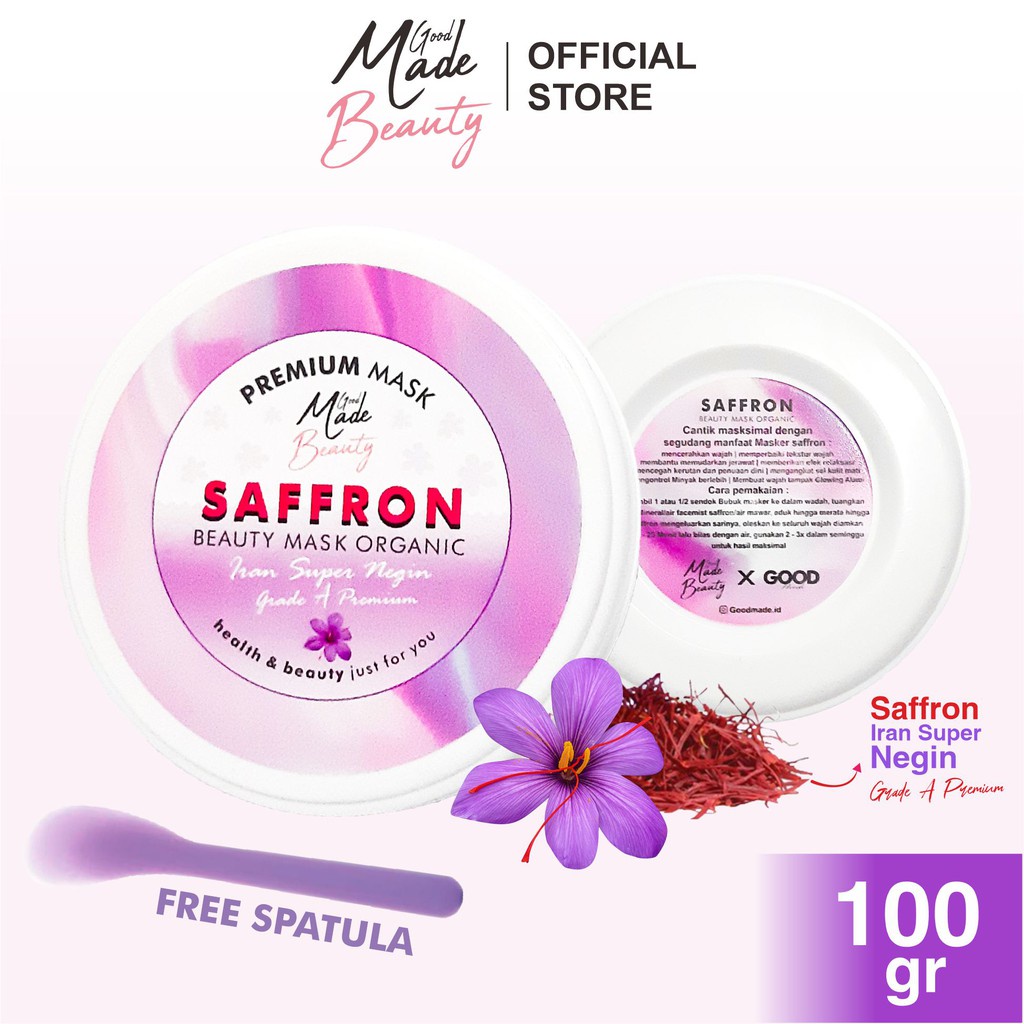 MASKER SAFFRON 100gr By Good Made Beauty