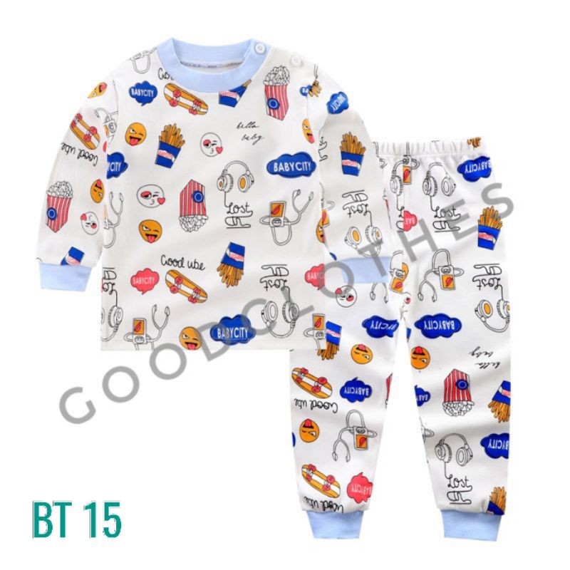 BAJU TIDUR ANAK/SETELAN TIDUR ANAK MURAH/BAJU TIDUR ANAK UNISEX/SETELAN TIDUR ANAK IMPOR