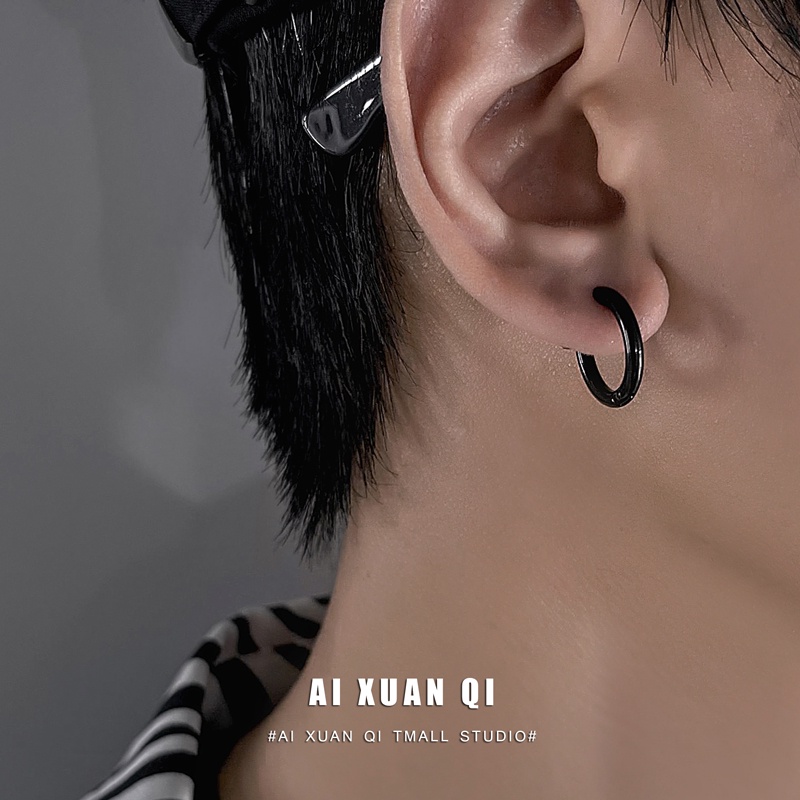 Single Hoop Earrings Accessories Trend Personality Hip-hop