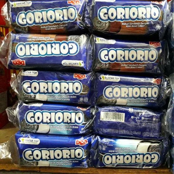 

Goriorio 20 Pcs 1 Pak, Rasa Coklat Vanilla/Varian Random