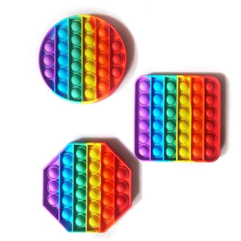 Pop It Fidget Toy Rainbow Mainan Anak Pop it Fidget Toy Murah-5