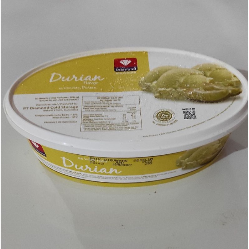 

Ice Cream Diamond DURIAN 700ml