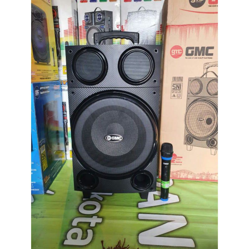 GMC 897L Speaker Portable Bluetooth Karaoke Extra Power