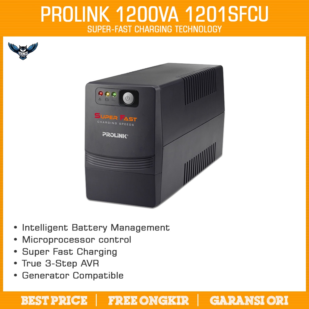UPS PROLINK 1200VA 1201SFCU PRO1201SFCU PRO LINK 1200 VA POWER BACKUP