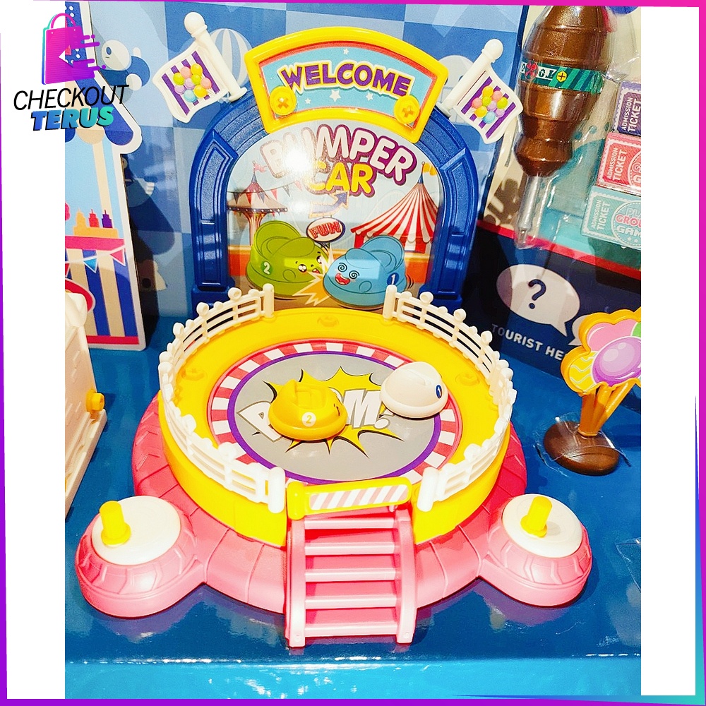 CT M125 Mainan Anak Bombomcar Playset Mainan Mobil Mobilan Mainan DIY Amusement Park Anak