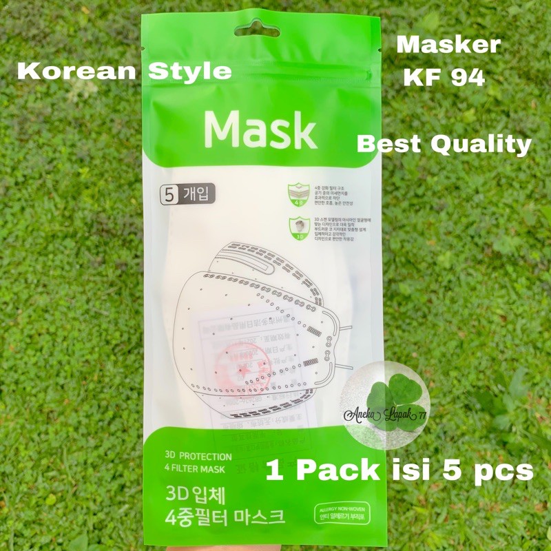 Masker KF94 Evo Korean Style Best Quality Mask