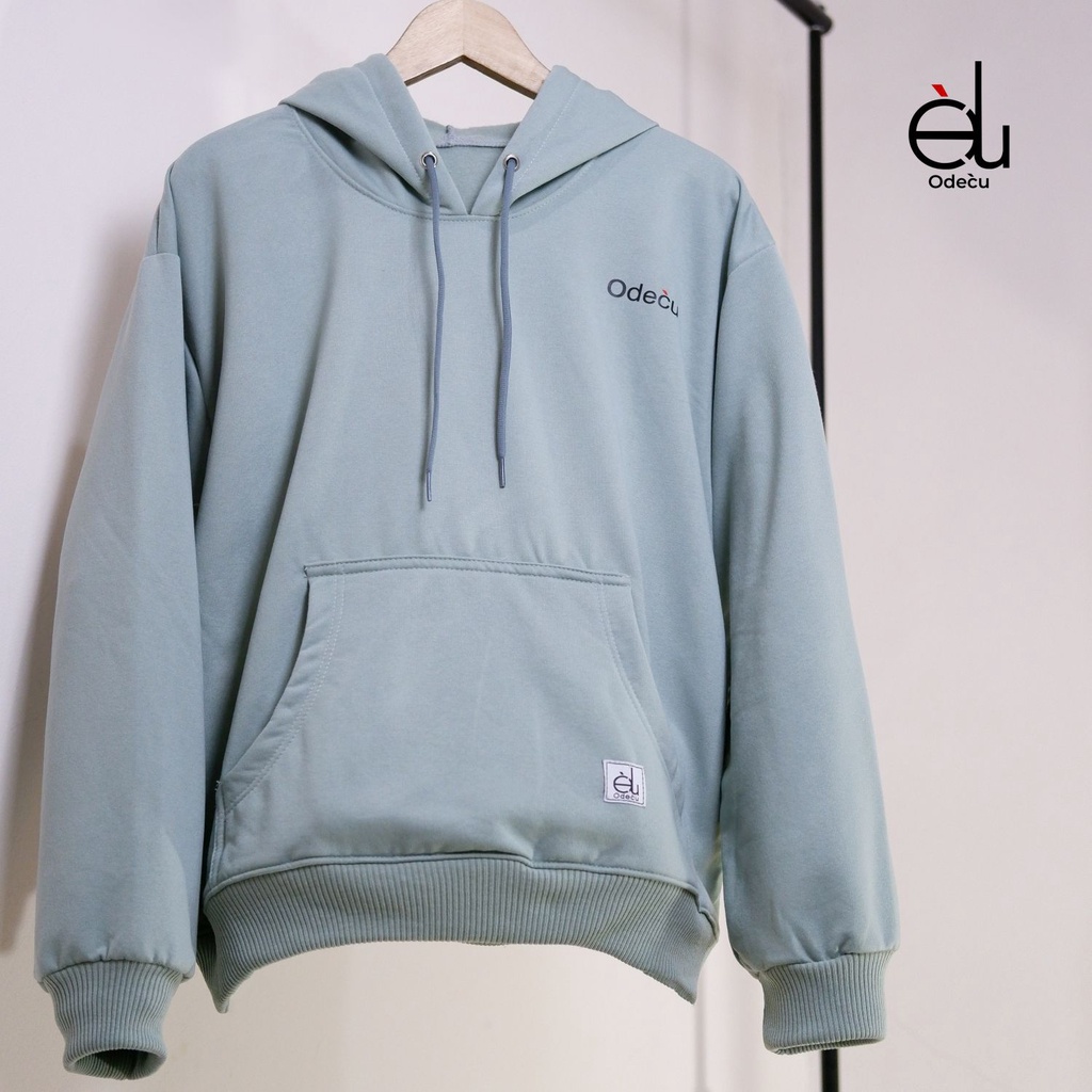 ODECU HOODIE SAGE GREEN SWEATER OVERSIZE WANITA PRIA