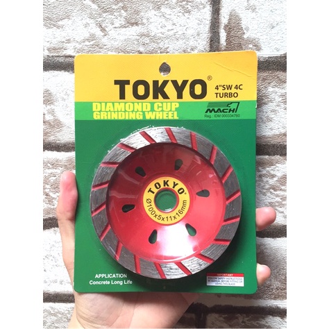 DIAMOND CUP 4&quot; TOKYO - GRINDING WHEEL TOKYO 4&quot; - DIAMOND POLES BETON