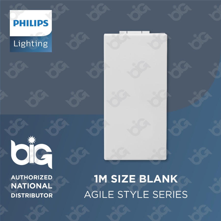 PHILIPS Agile Style 1M size Blank (penutup) Agile Style Modular