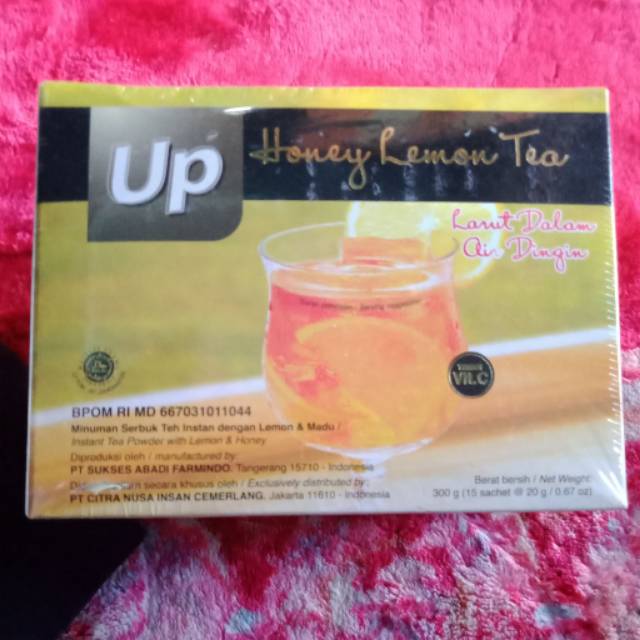 

Honey Lemon tea (mengandung VIT C)