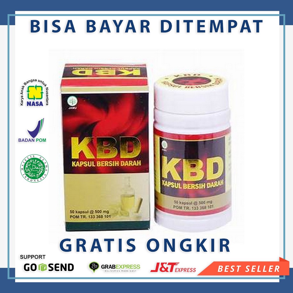 Kapsul Bersih Darah Kbd - Herbal Atasi Darah Kotor - Obat Herbal Atasi Bisul Jerawat dan Gatal