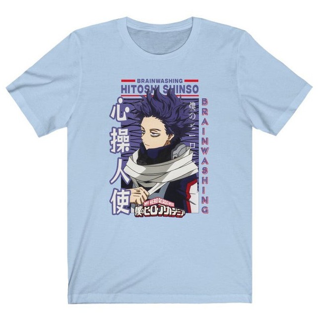 Tshirt Shinsou Hitoshi Boku no Hero Academia Anime My Hero Academia Unisex