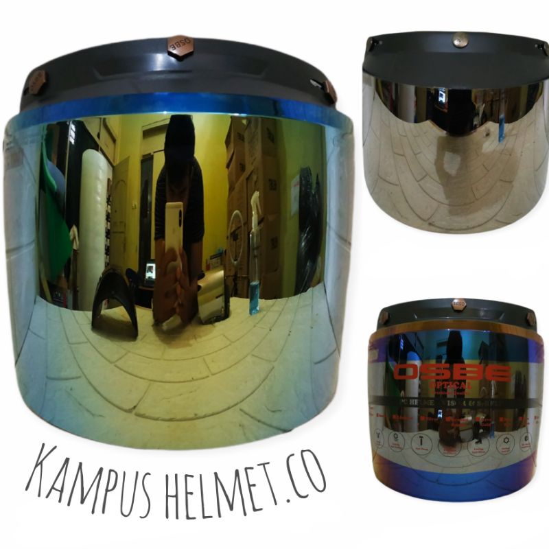 kaca helm datar osbe_kaca flat iridium_Kaca osbe GP 8 COATING_kaca helm retro_kaca flat retro iridiu