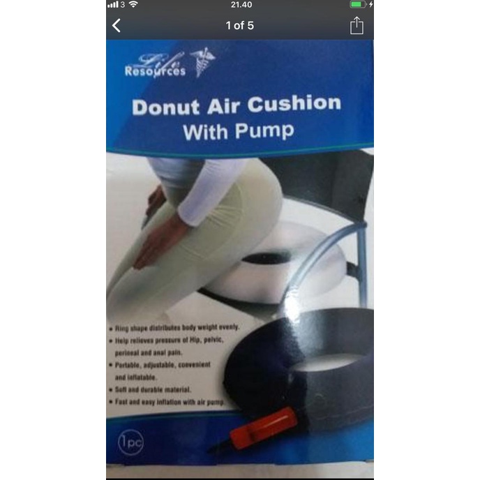 Bantal Donat Kesehatan (Wasir)