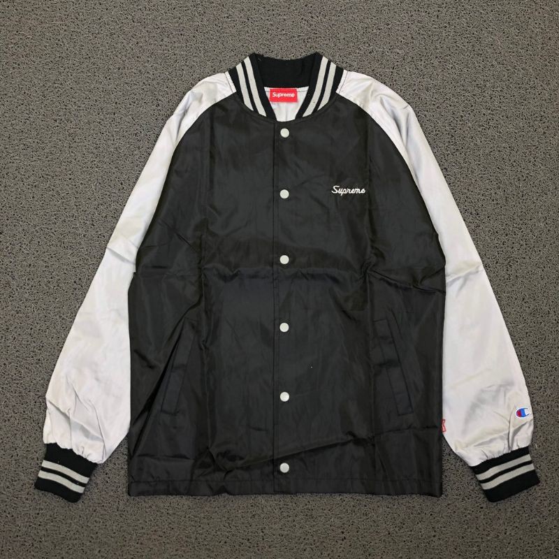 JACKET BOMBER PARASUT CHAMPION X SUPREME | OUTERWARE | SWEATER