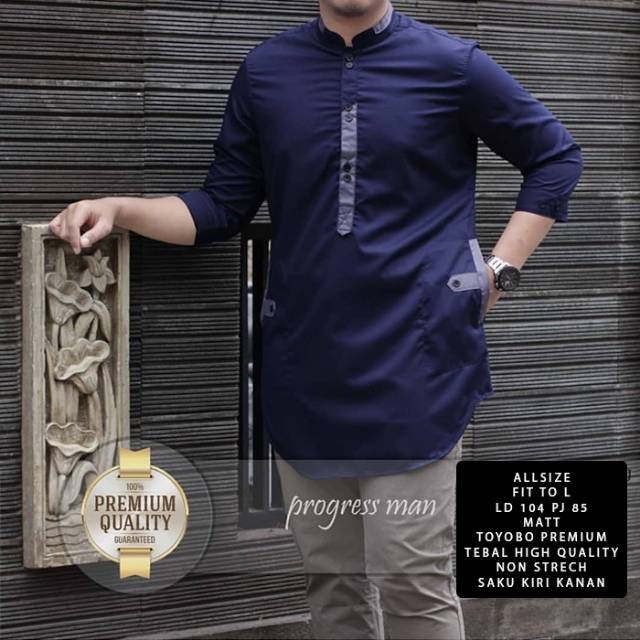 TOTOTAshop.Kemeja KOKO JENKO FC,(M-L-XL-XXL)_Bahan TOYOBO Tebal premium.Lengan 7/8 real picture
