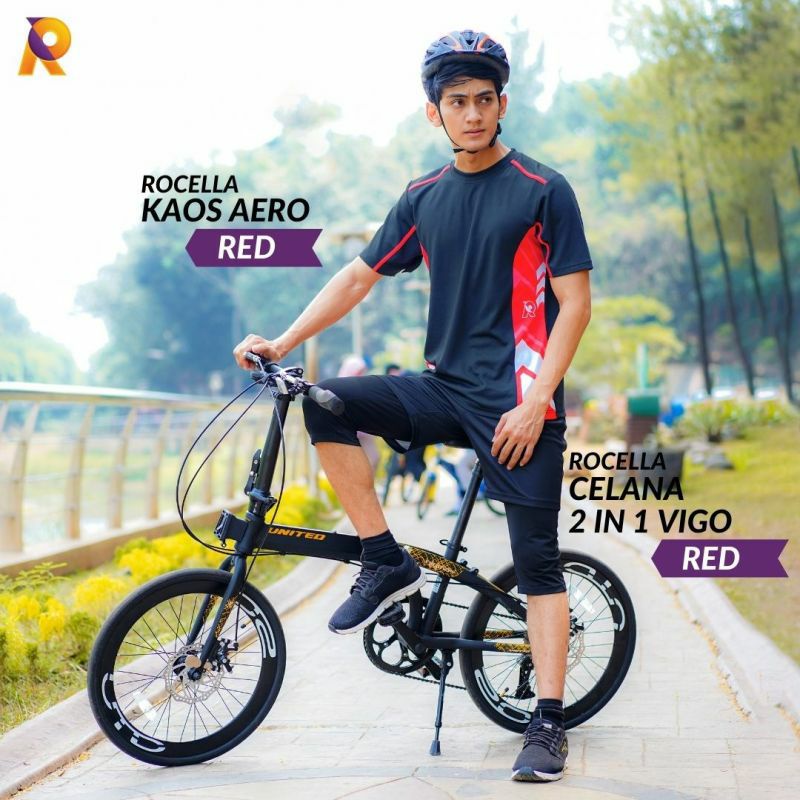 [S-3XL] [FREE MASKER] Setelan Kaos Jersey Bersepeda Pria - Baju Olahraga Running Pria - Kaos Jersey 