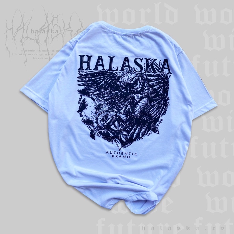 KAOS sablon Halaska Murah