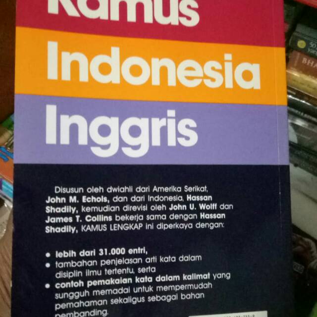 Jual Buku Kamus Indonesia - Inggris | Shopee Indonesia