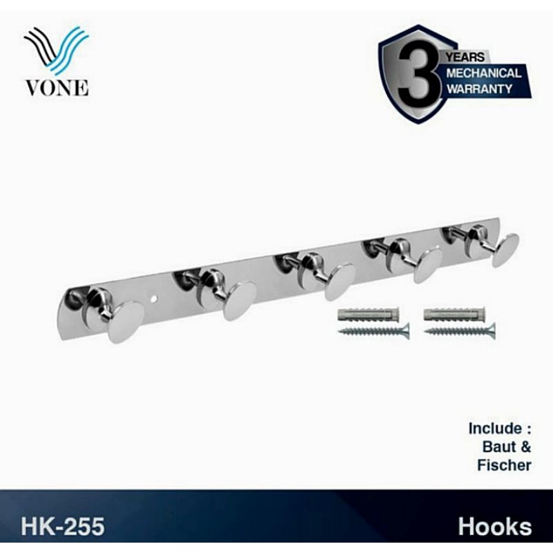 Hook Vone HK-255/Gantungan Baju Vone
