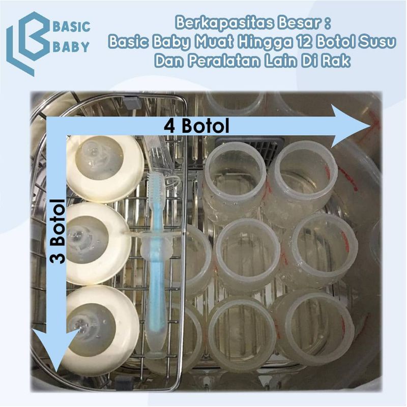 Basic Baby UV Sterilizer and Dryer - UV steril multifungsi