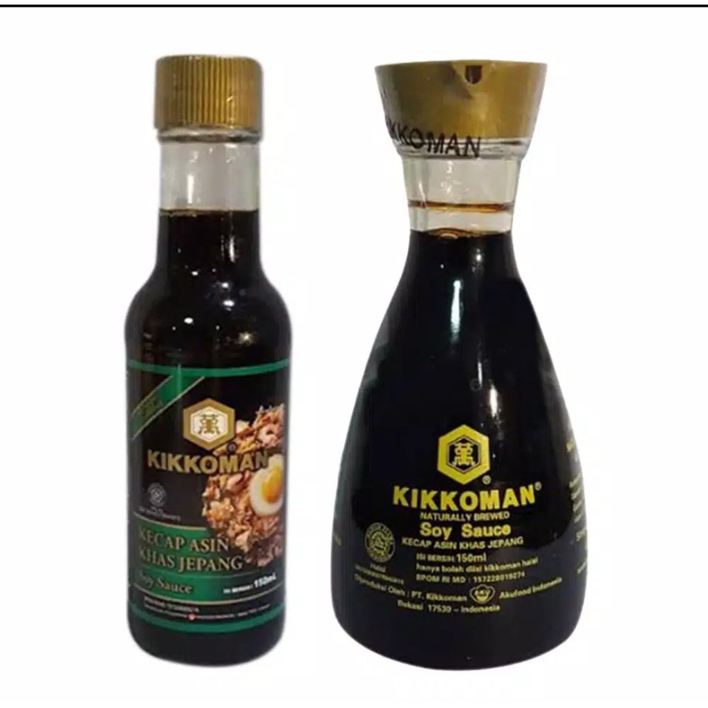 

KIKKOMAN KECAP ASIN KHAS JEPANG / SOY SAUCE / KECAP ASIN ORIENTAL / SAUS ASIN 150 GRAM