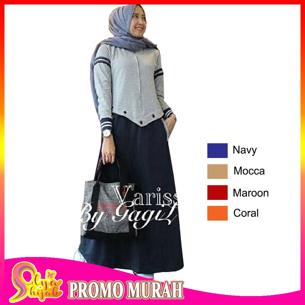 Varissa dress by gagil gamis balotelli Muslim  Wanita 