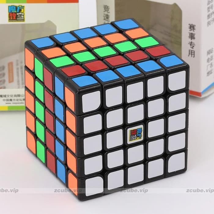 Pelumas Rubik - Rubik Yongjun - Rubik Kubus Rubik 5X5 Moyu Mf5 Mofangjiaoshi Speed Cube 5X5X5 Black