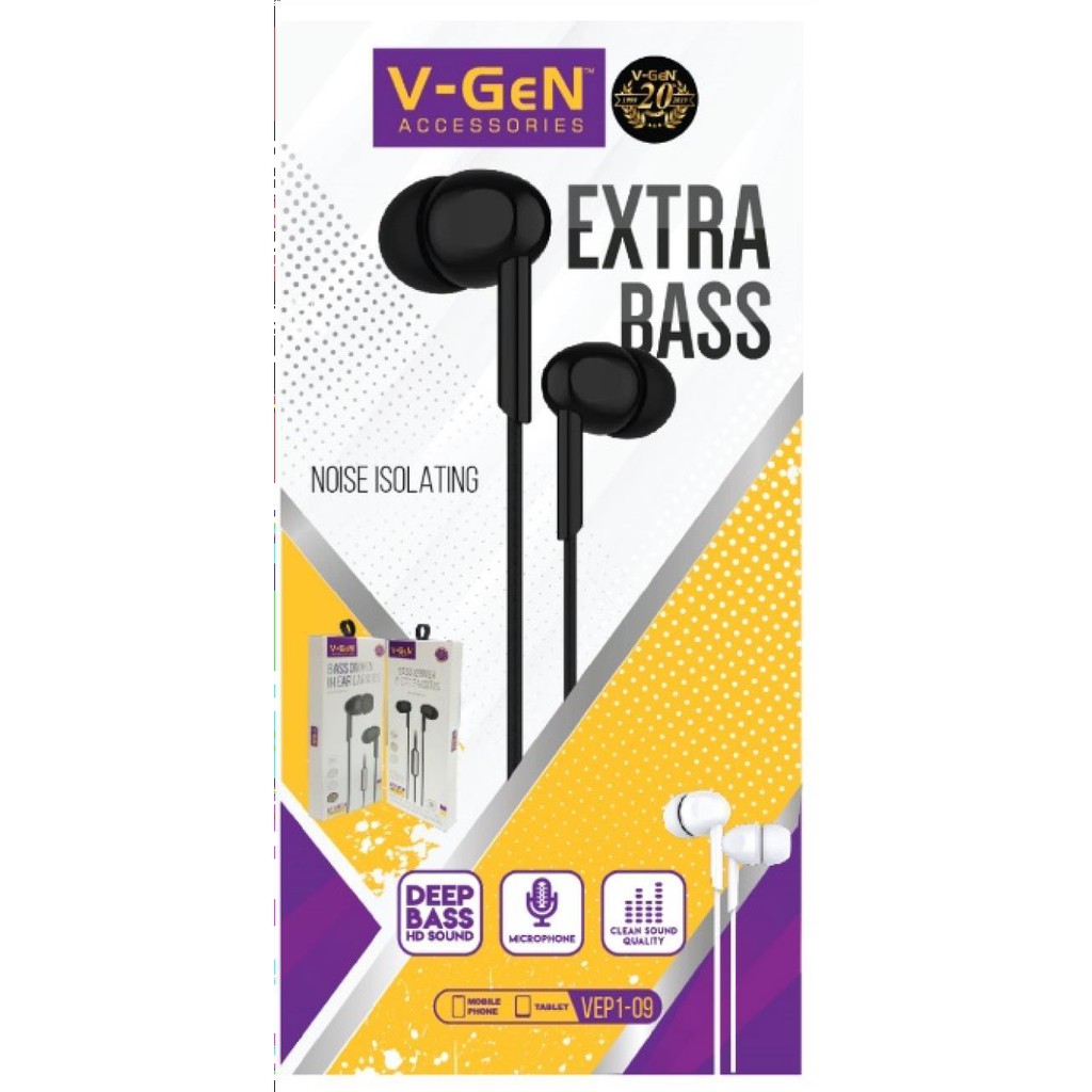 Earphone Vgen VEP1-09,VEP1-11