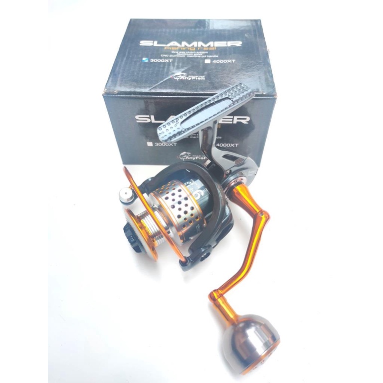 Reel spinning anyfish slammer 2000 3000 5000 6000 Power Handle Murah  One way