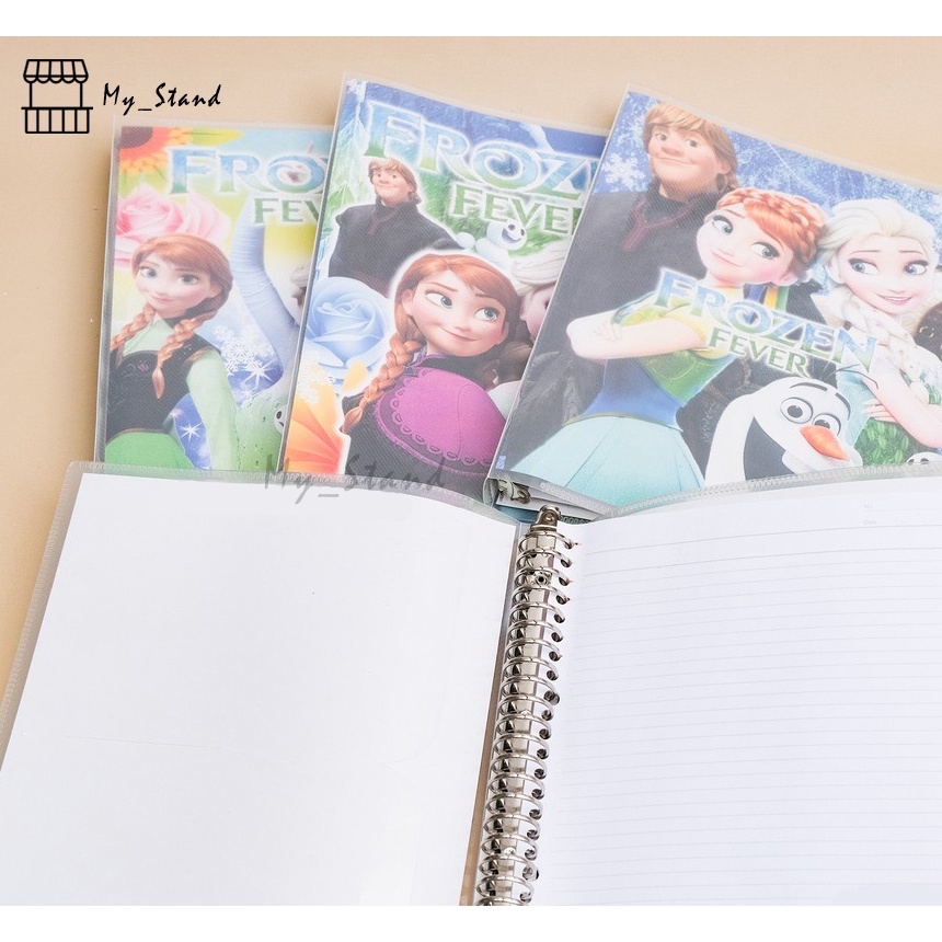 

Binder Frozen Elsa Anna Olaf Steve B5 26 Ring Note Loose Leaf Buku Notebook Catatan Sekolah Kuliah