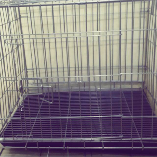 KHUSUS GOJEK/GRAB Kandang Kucing 60 cm Besi Murah Merk Omjin