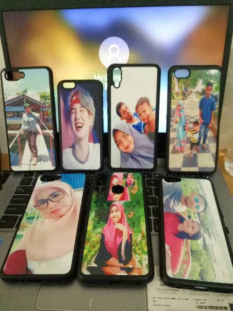 Custom Case 2D Glossy Gambar Bebas Suka2 For All Type