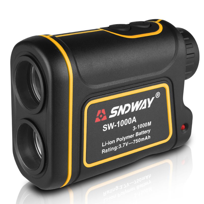 SNDWAY Teropong Golf Jarak Laser Rangefinder 1000M 7X - SW-1000A - Black