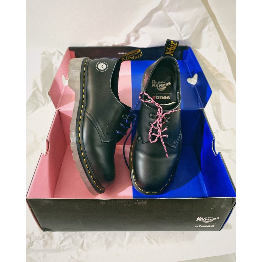 Original Dr martens 1461 x Atmos japan, black smooth
