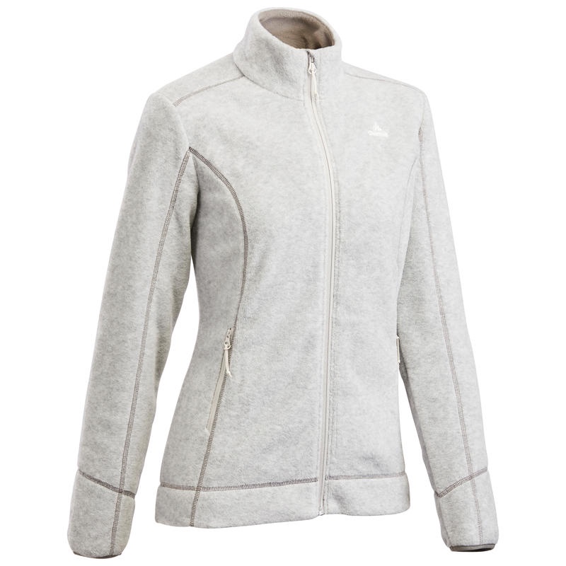 Decathlon Quechua Jaket Fleece Mh120 Wanita Grey - 8569508