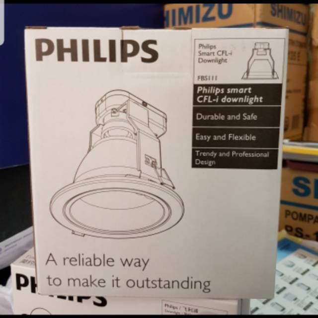 Downlight philips 4" fbs111