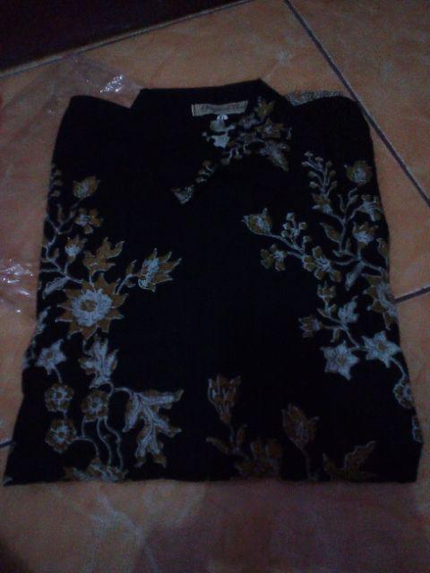 Batik Kampus Kemeja Anggrek Lengan Panjang M L Xl Xxl Batik Pekalongan Katun Asli Murah Berkualitas