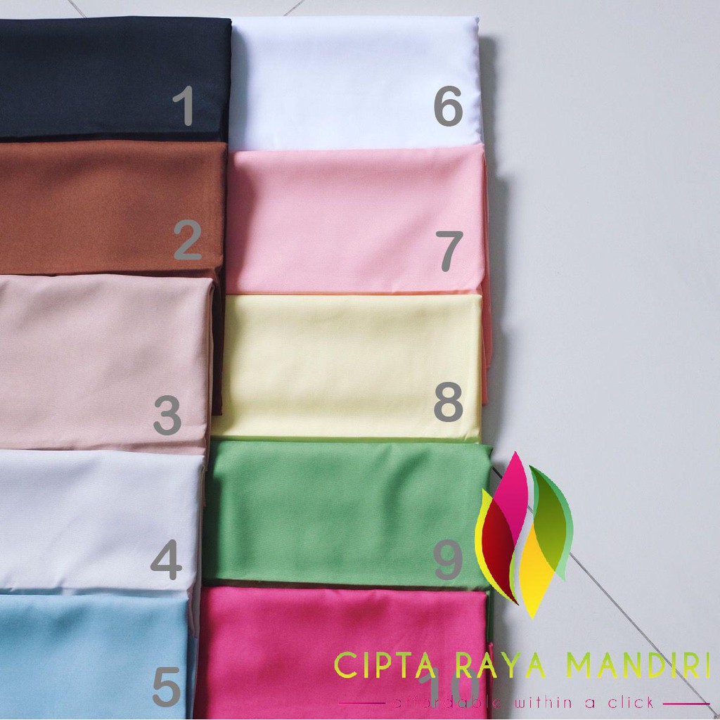 Hijab Premium Segi Empat Polycotton - OPAL