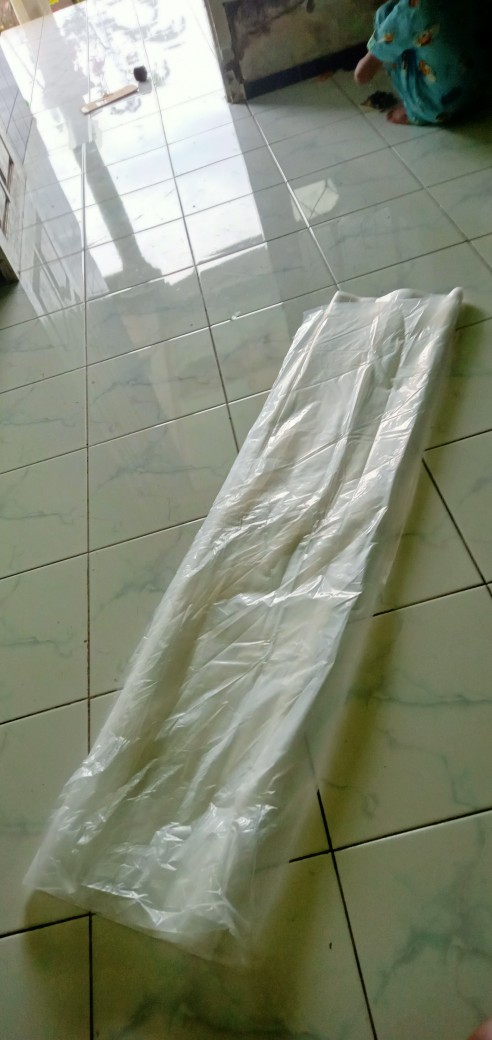Promo Plastik Cor Lebar 1.2 M Tebal 05 Jual Meteran Putih Bening Transparan