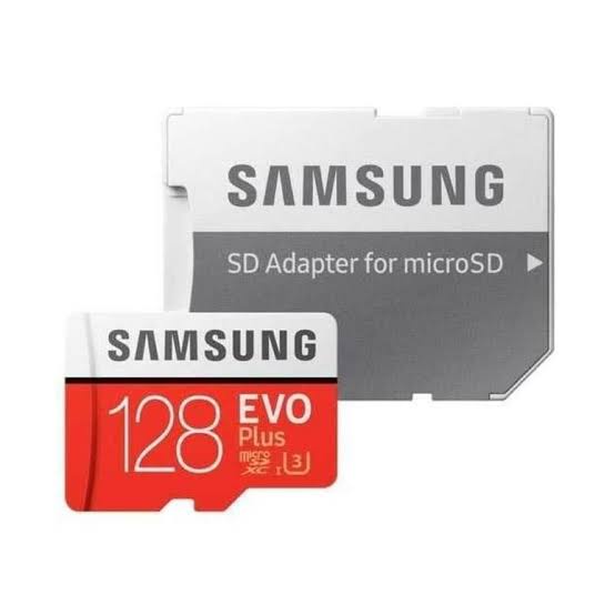 Memory card -MMC Micro SD Samsung EVO Plus 128GB Class 10 With Adapter Speed Up To 100Mb/s-Kartu Memori HP 128GB Untuk Semua Tipe HP / Support All Smartphone