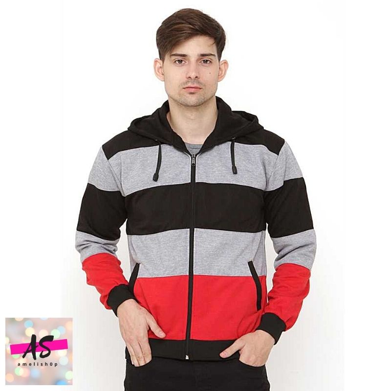 Java Seven JAKET WARNA WARNI PRIA / Jaket Belang Hoodie ISL 024 Original