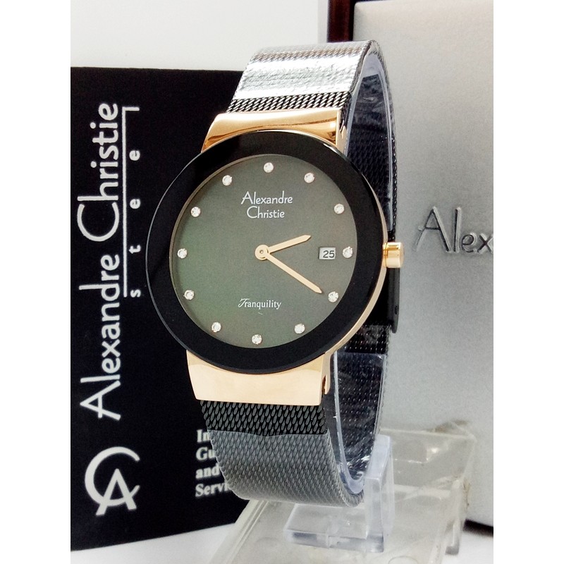 Jam Tangan Wanita Alexandre Christie AC 2607 LD BLRG Original