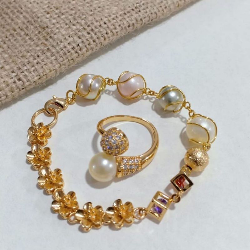 set mutiara air tawar |Mutiara lombok|Set mutiara asli lombok|Set mutiara lombok bersertifikat