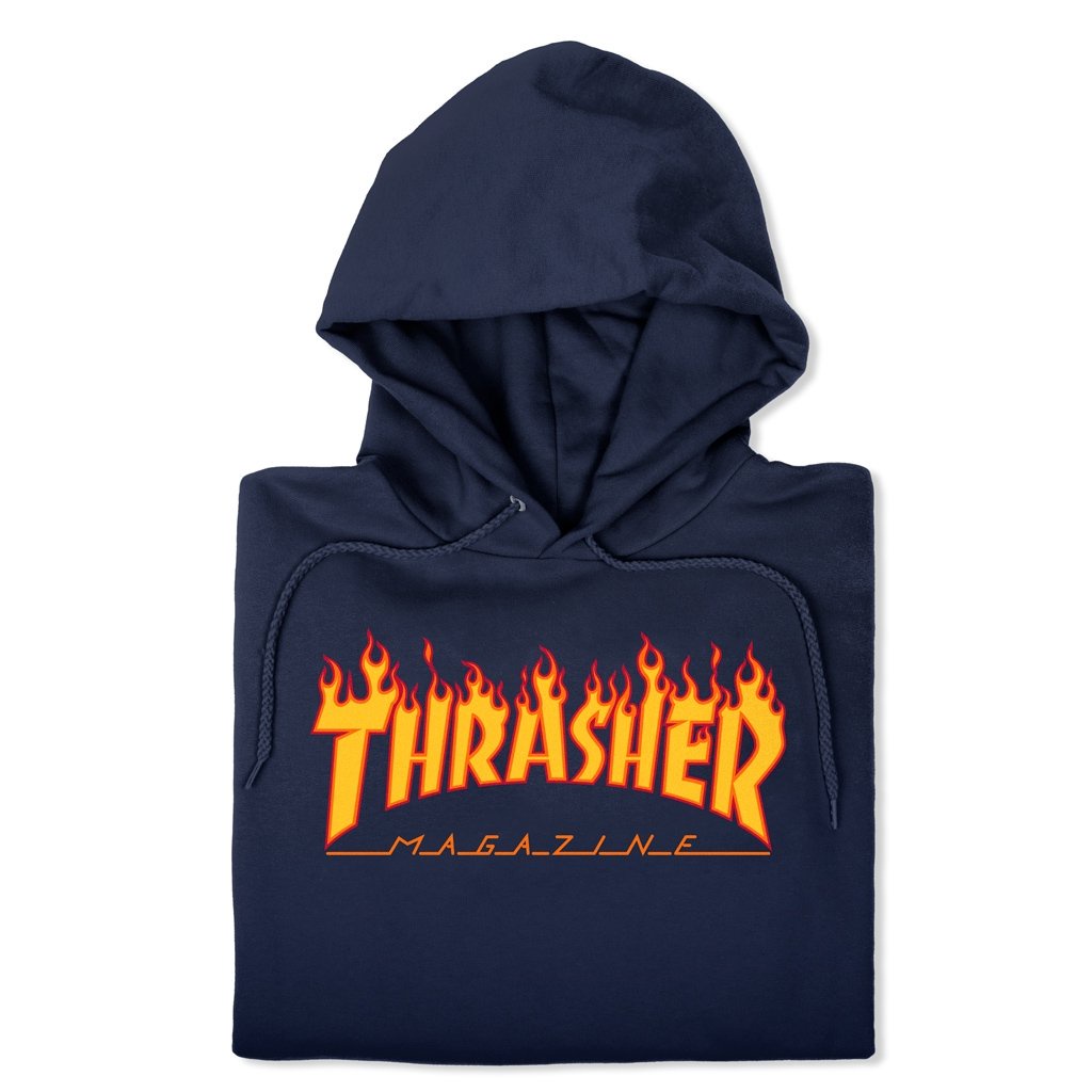 SWEATER HOODIE THRASHER SKATEBOARD MAGAZINE - JAKET SWEATER HODIE TRASHER BLACK EDITION UNISEX